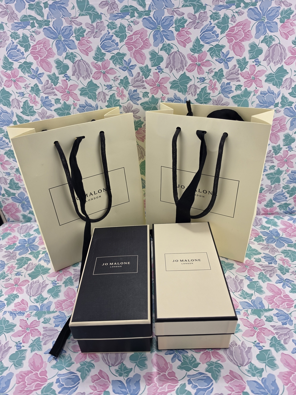 Jo Malone London Gift Packaging Set Of 2, Gift Box, Bag, Ribbon, Tissue Paper